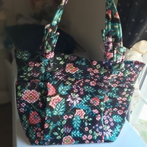 Vera Bradley Hadley Tote In Vines Floral New